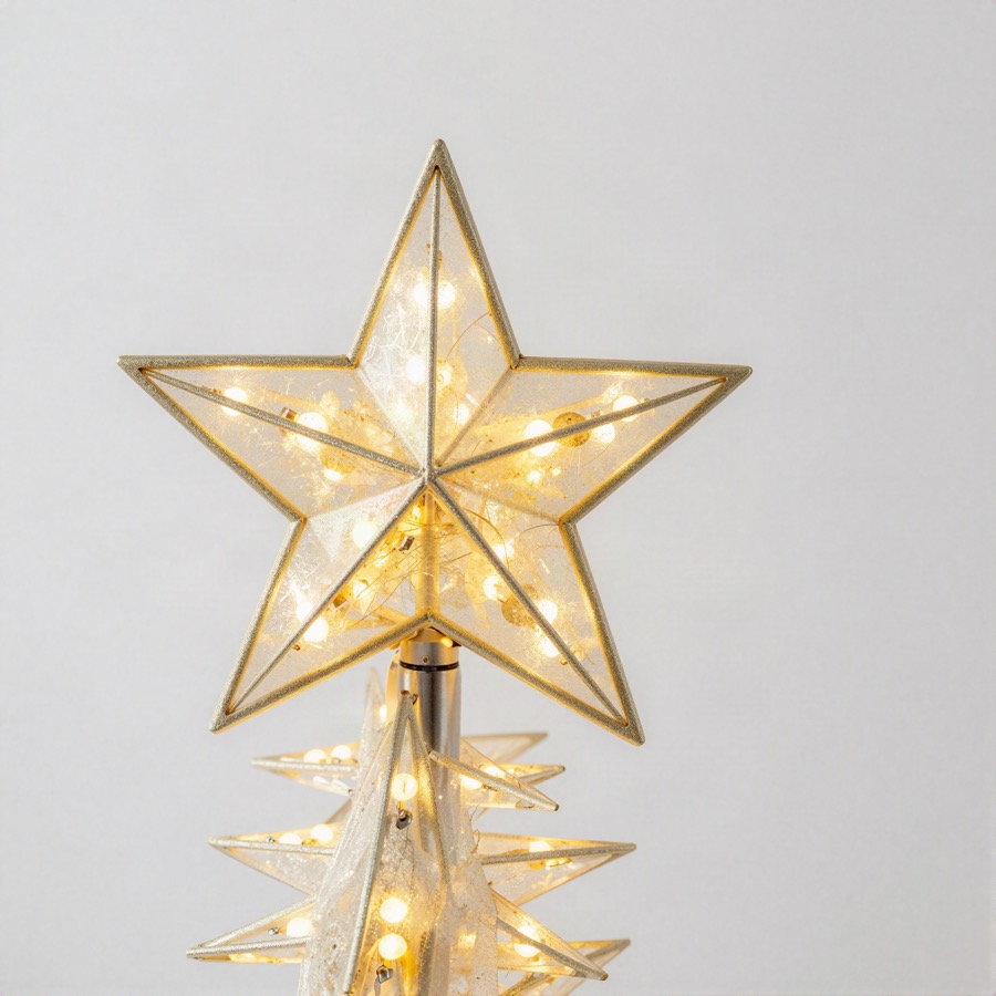 Illuminated Star Tree Topper
